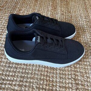 NEW Allbirds Women's Canvas Pacers Shoes - Natural Black with Blizzard Sole